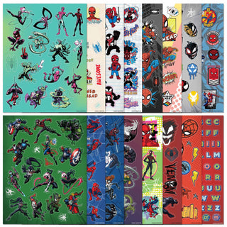 Kaleidoscope Spider-Man Sticker Bomb Sticker Book