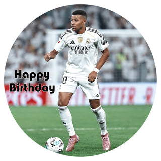 Kylian Mbappé Edible Icing Cake Image