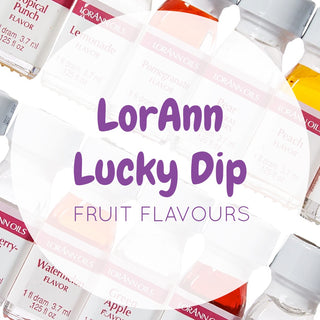 Lorann Lucky Dip - 10 x Fruit Flavour Drams - $39.99 Value