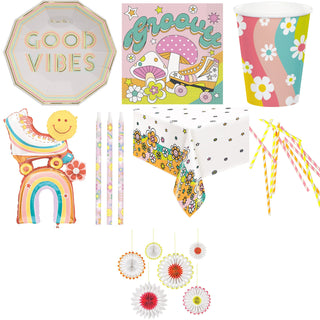 Meri Meri Flower Power 60s Party Pack
