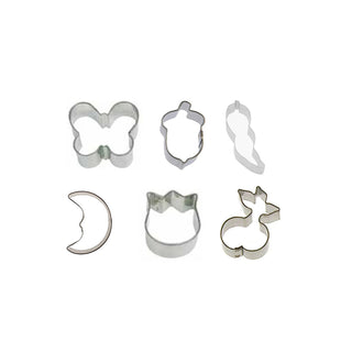 Nature Mixed Mini Cookie Cutters - Set of 6