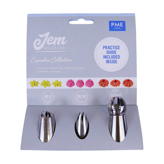 PME | Cupcakes Collection Jem Nozzles Set | Cake Decorating Supplies NZ