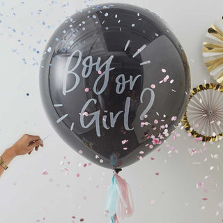Ginger Ray Boy Or Girl Gender Reveal Balloon