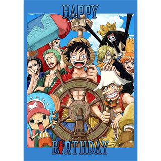One Piece Edible Icing Cake Image - A4 Size