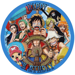 One Piece Edible Icing Cake Image