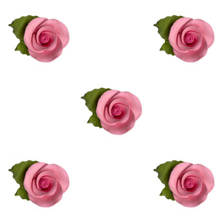 Icing Rose with Leaves | Floral Cake Decorations | Icing Flowers Multipack