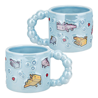 Minecraft Axolotl Bubble Shaped Mug