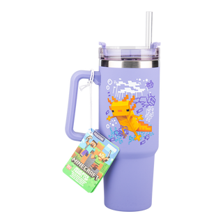 Minecraft Purple Travel Cup