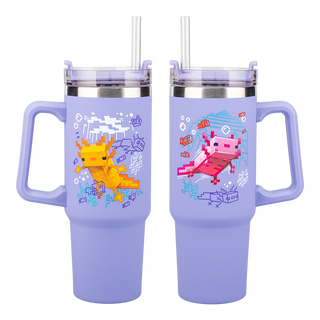 Minecraft Purple Travel Cup