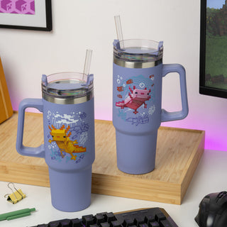 Minecraft Purple Travel Cup