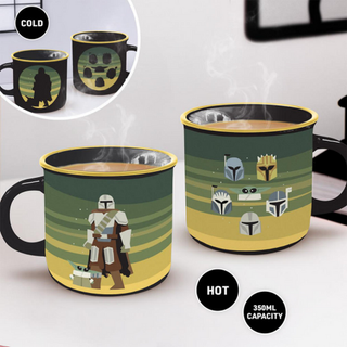 Star Wars Mandalorian and Grogu Heat Change Mug