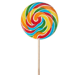 Rainbow Jumbo Lollipops | Rainbow Party Supplies