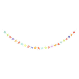 Meri Meri | Rainbow Star Garland | Rainbow Party Supplies NZ
