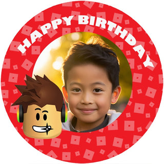 Personalised Roblox Edible Cake Image | Roblox Party Supplies NZ