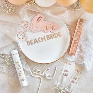 Beach Bride Bar Tray