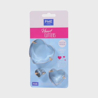 PME | Heart Fondant and Cookie Cutter Set | Cookie Cutter NZ