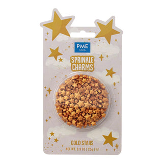 PME | Gold Stars Sprinkles | Gold Cake Decorations NZ