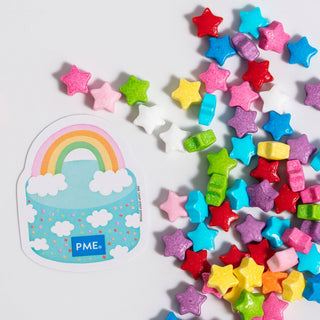 PME Rainbow Stars Sprinkles 25g