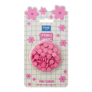 PME | Pink Flowers Sprinkles | Garden Party Supplies NZ