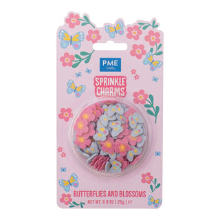 PME | Butterflies & Blossoms Sprinkles | Floral Party Supplies NZ