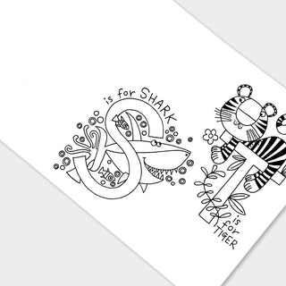Rachel Ellen Alphabet Colouring Book