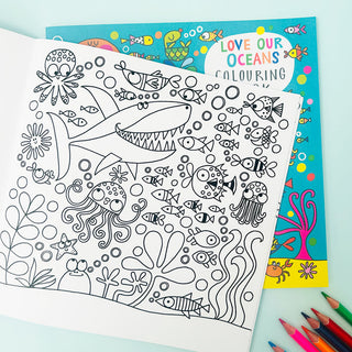Rachel Ellen Love Our Oceans Colouring Book