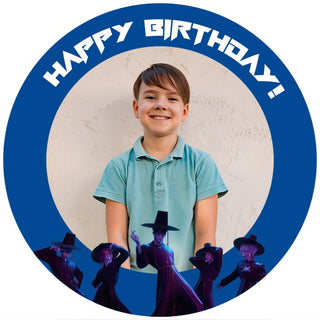 Personalised KPop Demon Hunters Saja Boys Edible Icing Cake Image | Kpop Demon Hunters Party Supplies NZ