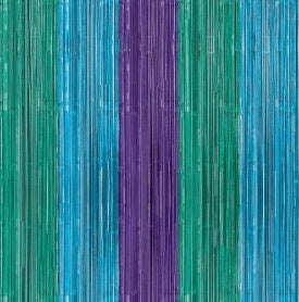 Sparkling Sapphire Foil Backdrop Curtain | Mermaid party NZ