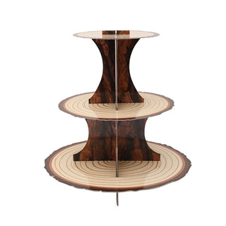 Rustic Wood Slice Cupcake Stand | Fairy Party Supplies NZ