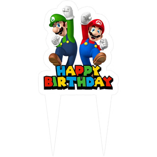Super Mario Brothers Edible Wafer Cake Topper