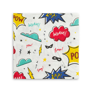 Superhero Napkins - Lunch 16 Pkt