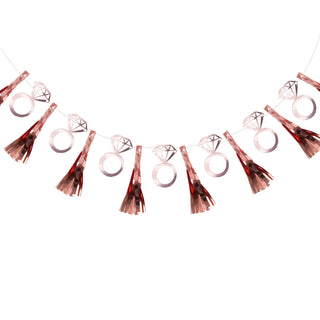 Ginger Ray Team Bride Diamond Ring Tassel Garland