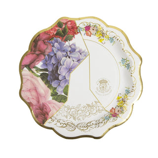 Truly Scrumptious Vintage Floral Paper Plates - Dinner 12 Pkt