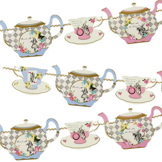 Talking Tables | Truly Alice Teapot Bunting | Alice in Wonderland Party Supplies NZ
