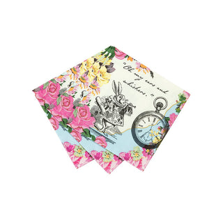 Talking Tables | Beverage Napkins | Alice In Wonderland | 