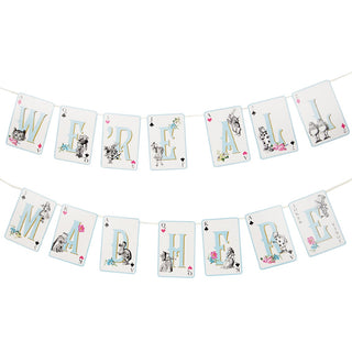 Talking Tables | Truly Alice Bunting | Alice in Wonderland Party Supplies NZ