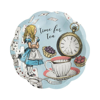 Talking Tables | Truly Alice Blue Plates | Alice in Wonderland Party Supplies NZ