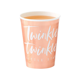 Ginger Ray Twinkle Star Cups - 8 Pkt