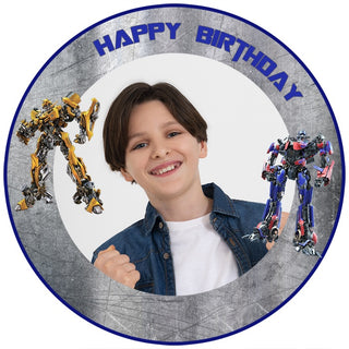 Personalised Transformers Edible Cake Image | Transformers Party Supplies NZ