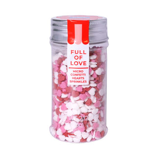 PME | Micro Confetti Hearts Valentines Sprinkles 60g | Valentines Cake Decorations NZ