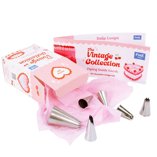 PME Vintage Cake Piping Tips Set | Cake Decorating Supplies NZ