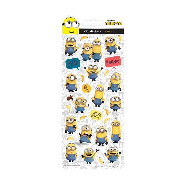 Minions Stickers WEB6049 NZ – Build a Birthday NZ