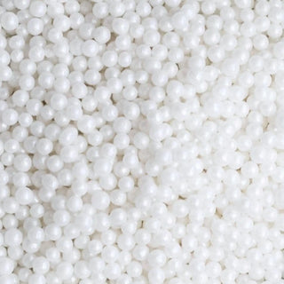 White Sugar Pearl Sprinkles | White Party Supplies NZ