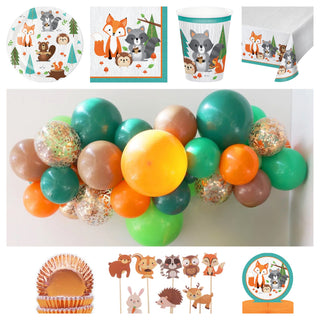 woodland party supplies | Fox party