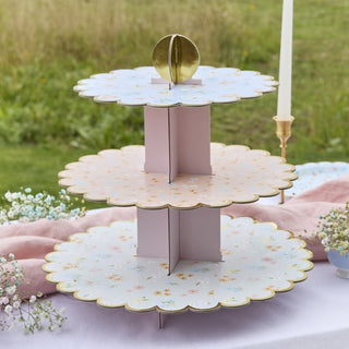 Ditsy Floral Tea Party 3 Tier Cake Stand
