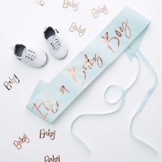 Ginger Ray Twinkle Star Its a Boy Sash | Baby Shower Party NZ