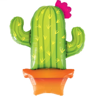 Potted Cactus SuperShape Foil Balloon