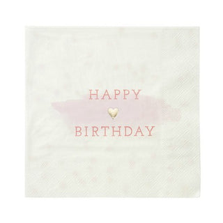 Talking Tables We Heart Pink Napkins| Girls Birthday Napkins NZ