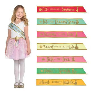 Disney Princess Once Upon A Time Sashes