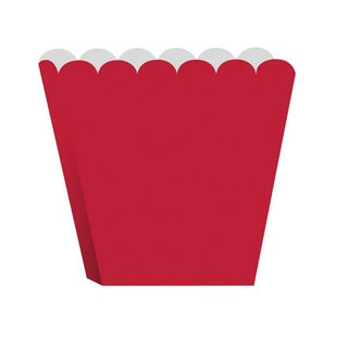 Classic Red Scallop-Edged Treat Boxes | Red Party Supplies NZ